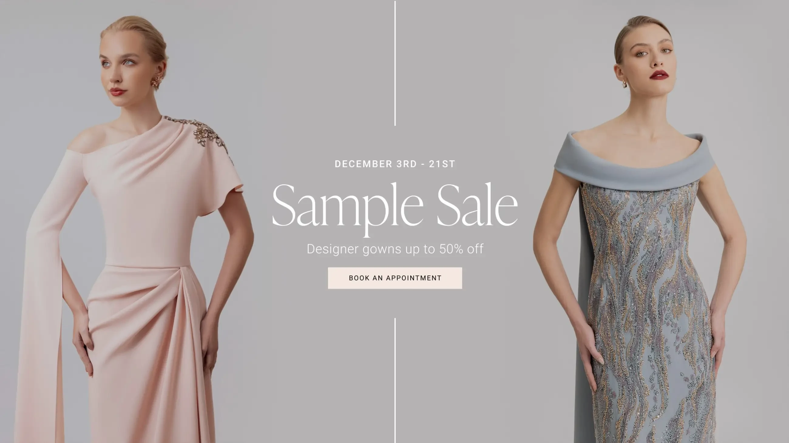 Sample Sale at Soiree by The Bridal Room