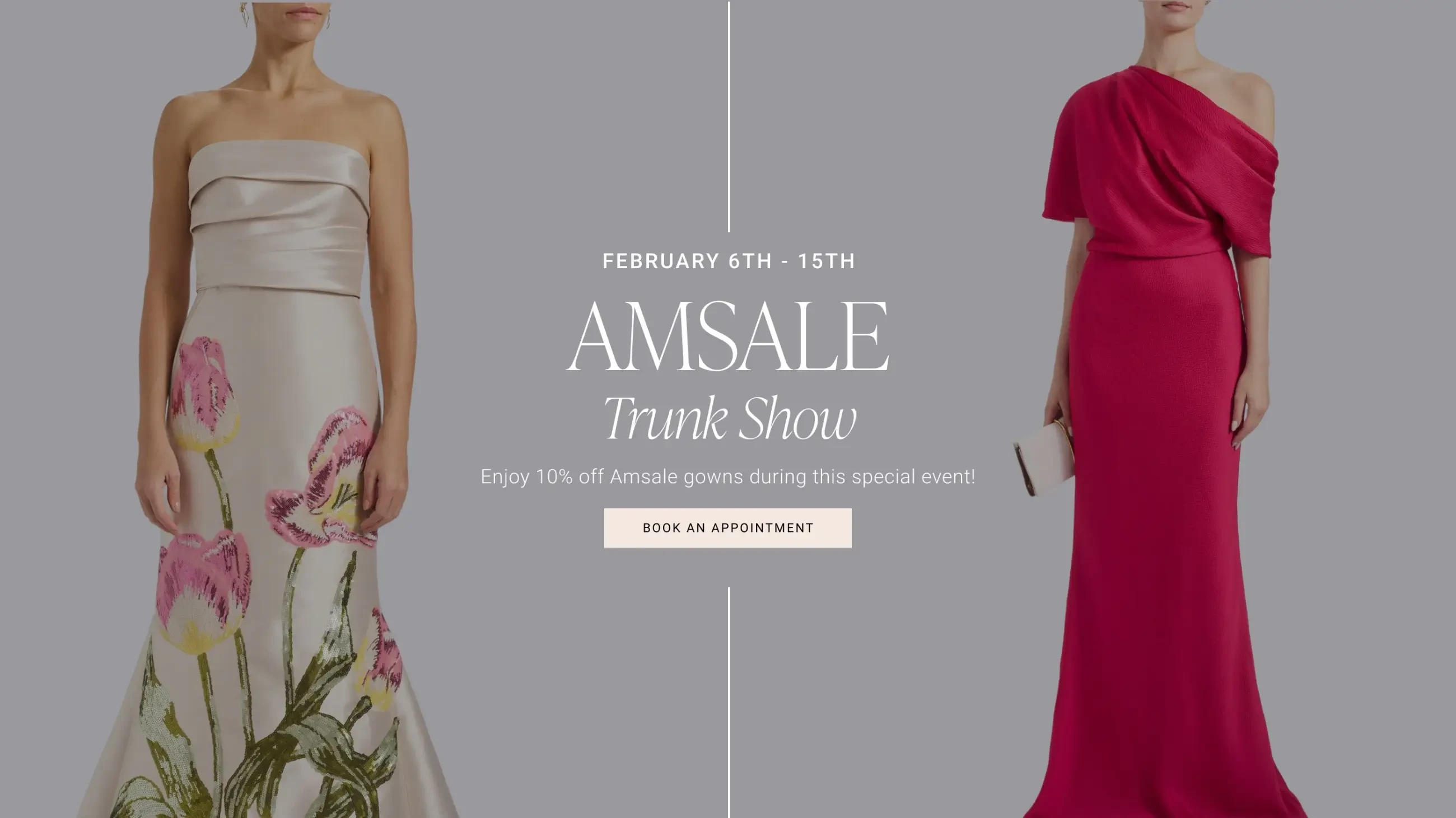 Amsale Trunk Show at Soiree by The Bridal Room