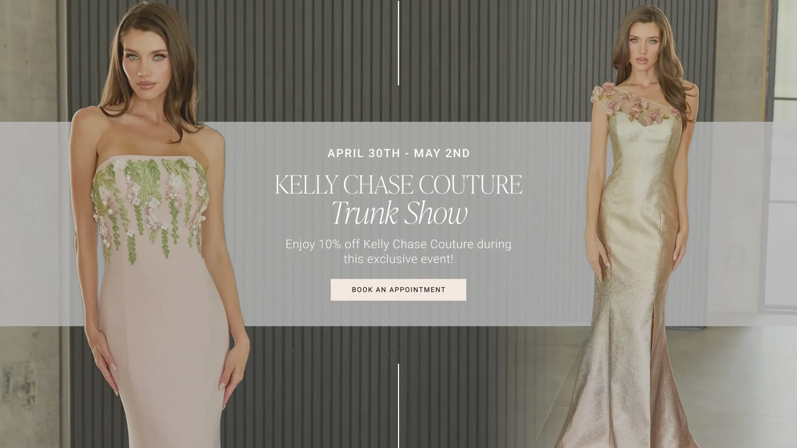 Kelly Chase Couture Trunk Show at Soiree by The Bridal Room