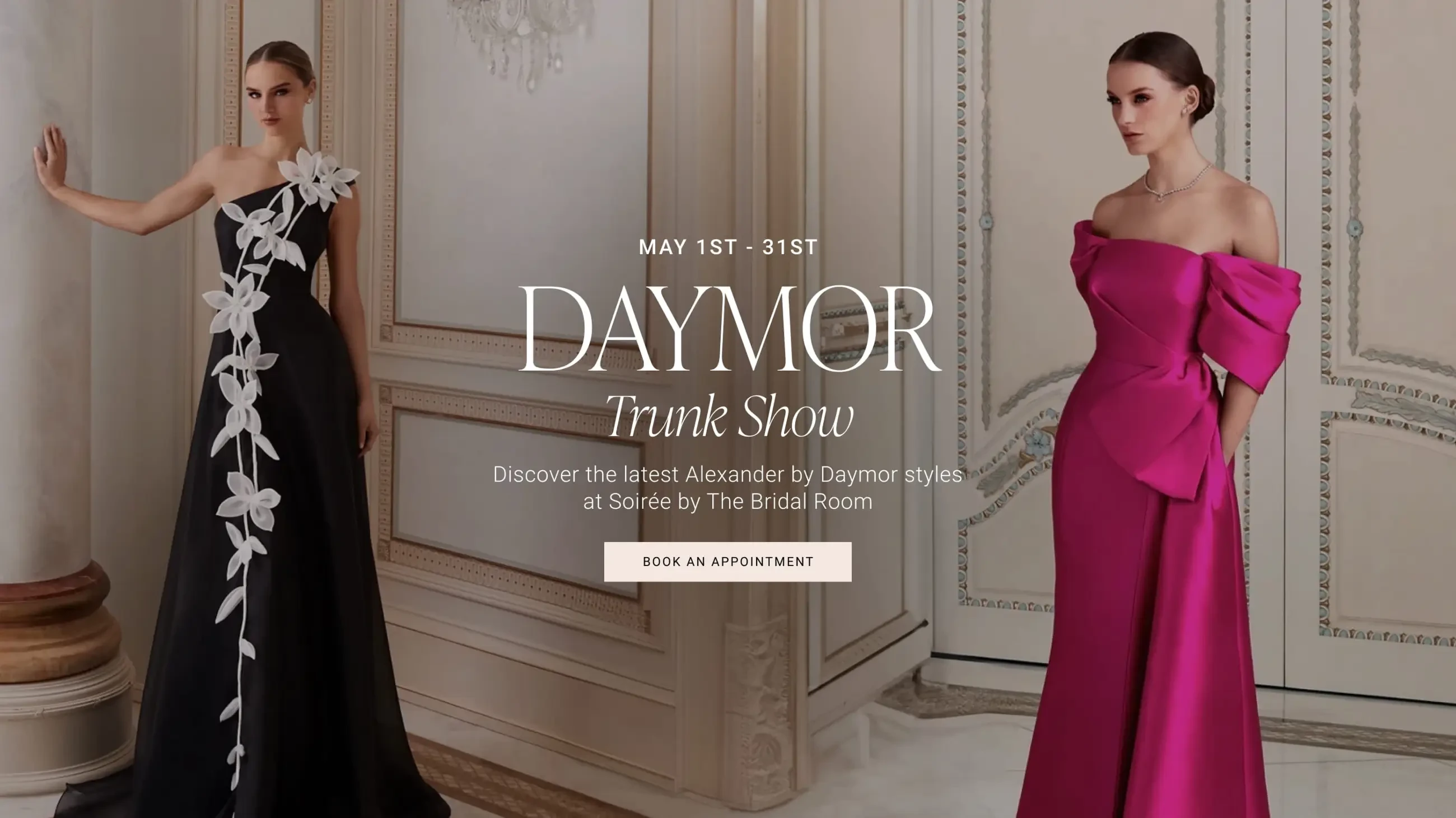Daymor Trunk Show at Soiree by The Bridal Room